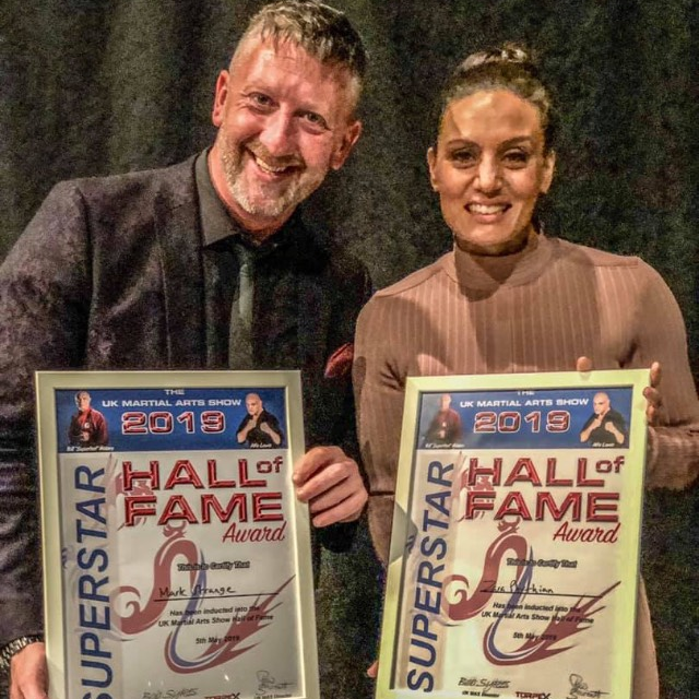 REDCON1Film's tweet photo. Congratulations to the #Redcon1Film's very own @markstrange for being inducted into the UK's Super Star #MartialArts Hall of Fame!

Pictured here alongside female winner, @Zaraphythian from #Marvel's #DoctorStrange https://t.co/mmgDNv03nq