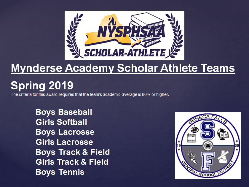 SenecaFallsCSD's tweet photo. Congrats to all of our spring sports teams for being named #NYSPHSAA Scholar-Athlete Teams! We are proud of you. #MAPROUD #SFCSDPROUD #brainsfirst @NYSPHSAA https://t.co/XH3wKOW4m3