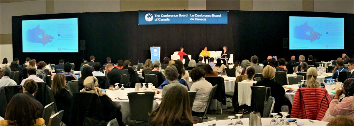 capicaccpi's tweet photo. Day 2 of the 2019 Canadian Immigration Summit: CAPIC CEO Dory Jade with Pedro Antunes, Chief Economist at @ConfBoardofCda, and a panel on barriers faced by immigrant women in the workplace.
#ExpandOurHorizons #WhyImmigrationMatters https://t.co/iQ9zEvvy77