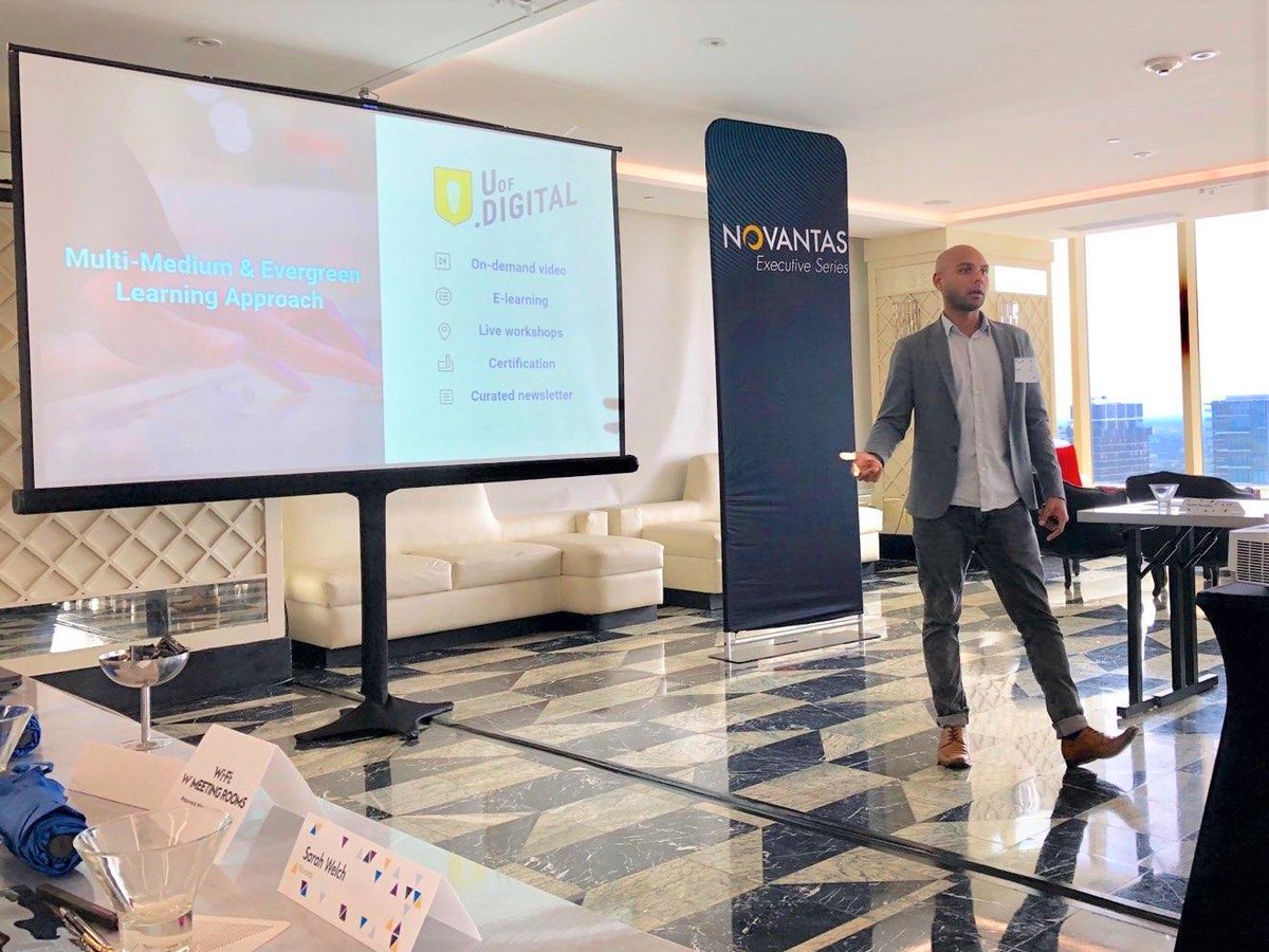 UofDigital's tweet photo. Just wrapped an awesome couple of days at the annual @NovantasInc Marketing Symposium in Miami. Learned a ton from thoughtful marketers within the financial services sector.
Thank you @NovantasInc for having @UofDigital contribute and for hosting a great event!
#MiamiIsNice https://t.co/6S6ScfsmNm