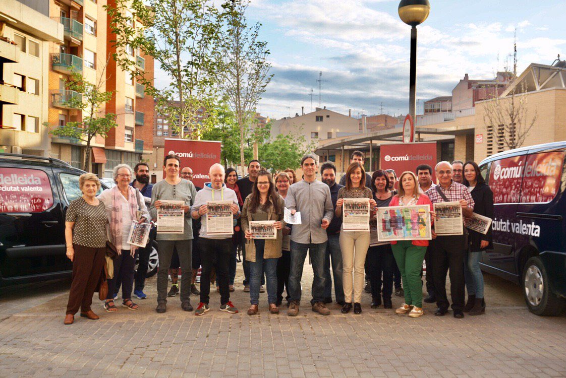 ComunsComLleida's tweet photo. 🔴Comencem amb molta il•lusió la campanya per les municipals a #Lleida per fer de la nostra ciutat una ciutat Valenta i del Canvi👏🏽✊🏼

Amb el @comudelleida i @Podem_Lleida tenim l’equip guanyador‼️ https://t.co/DZxJISqx92