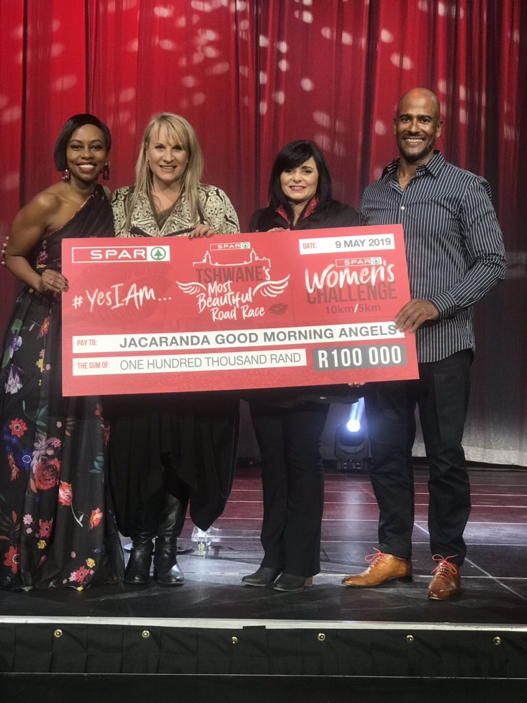 SPARWomensPta's tweet photo. We’ve given away a combined R350 000 to our amazing beneficiaries tonight! ❤️ #YesIAm https://t.co/xD4WDntjvt