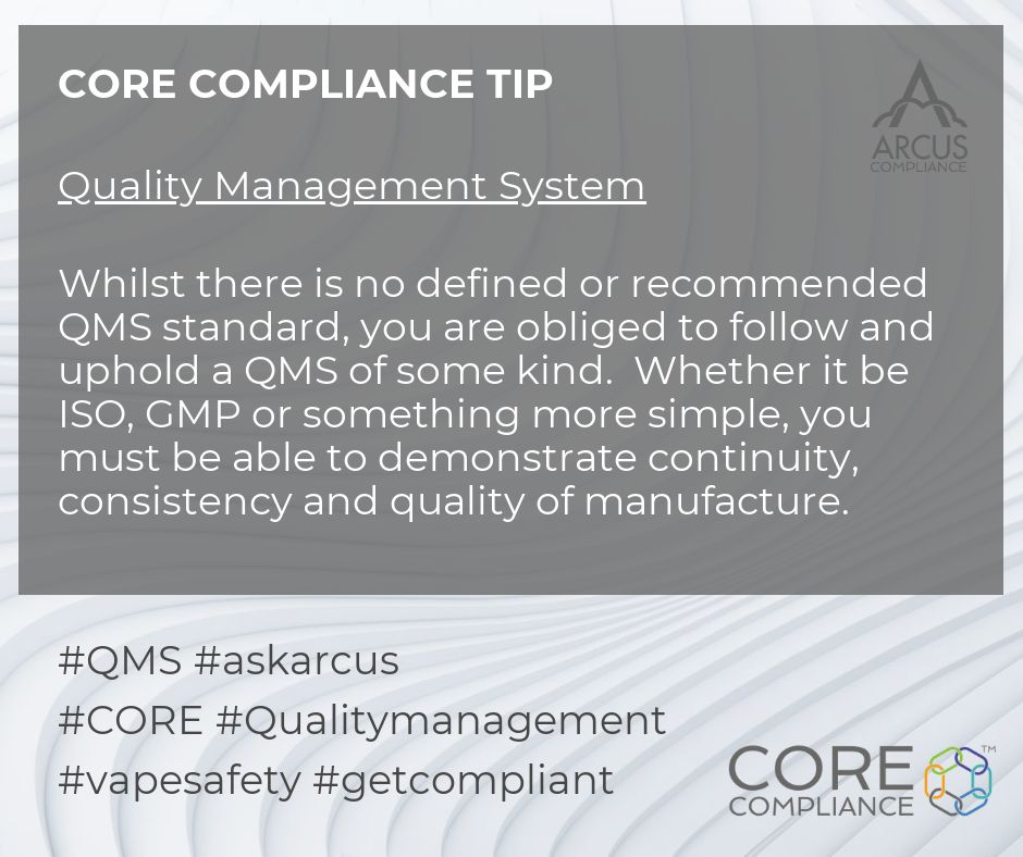 If you are planning to market your products in the UAE, there are set guidelines for manufacturing standards that are over and above those in the EU.

#askarcus #UAEVapeRegulations #GetCompliant