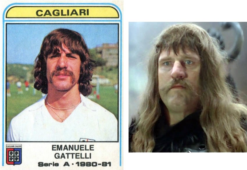 Emanuele GATTELI & Ben DAVIDSON Davidson was a true NFL Legend with the Oakland Raiders in the 60's then he was and actor. His major role in Conan the Barbarian (Rexor)