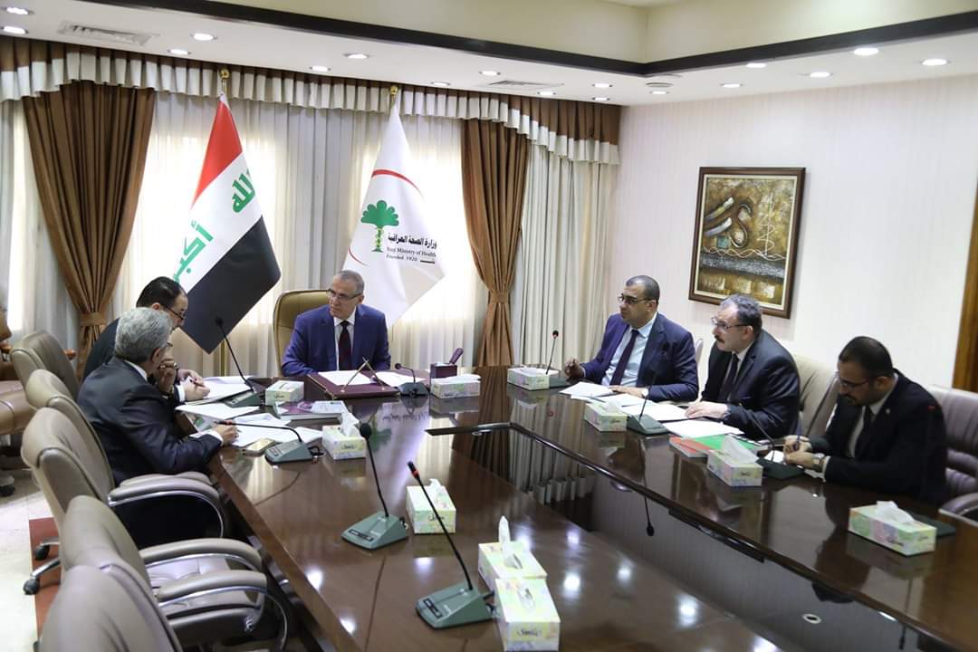 وزير الصحة والبيئة يترأس اجتماعا هاما بحضور النائب جمال المحمداوي لمناقشة الخطة الاستراتيجية للسيطرة على انتشار المخدرات في البلاد