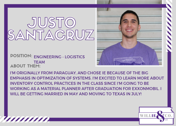 WillieAndCoLLC's tweet photo. Employee Spotlights! Meet a member of the Engineering Production team, Joseph Gorthy, and a member of the Engineering Logistics team, Justo Santacruz! https://t.co/HfqsgrvW8t