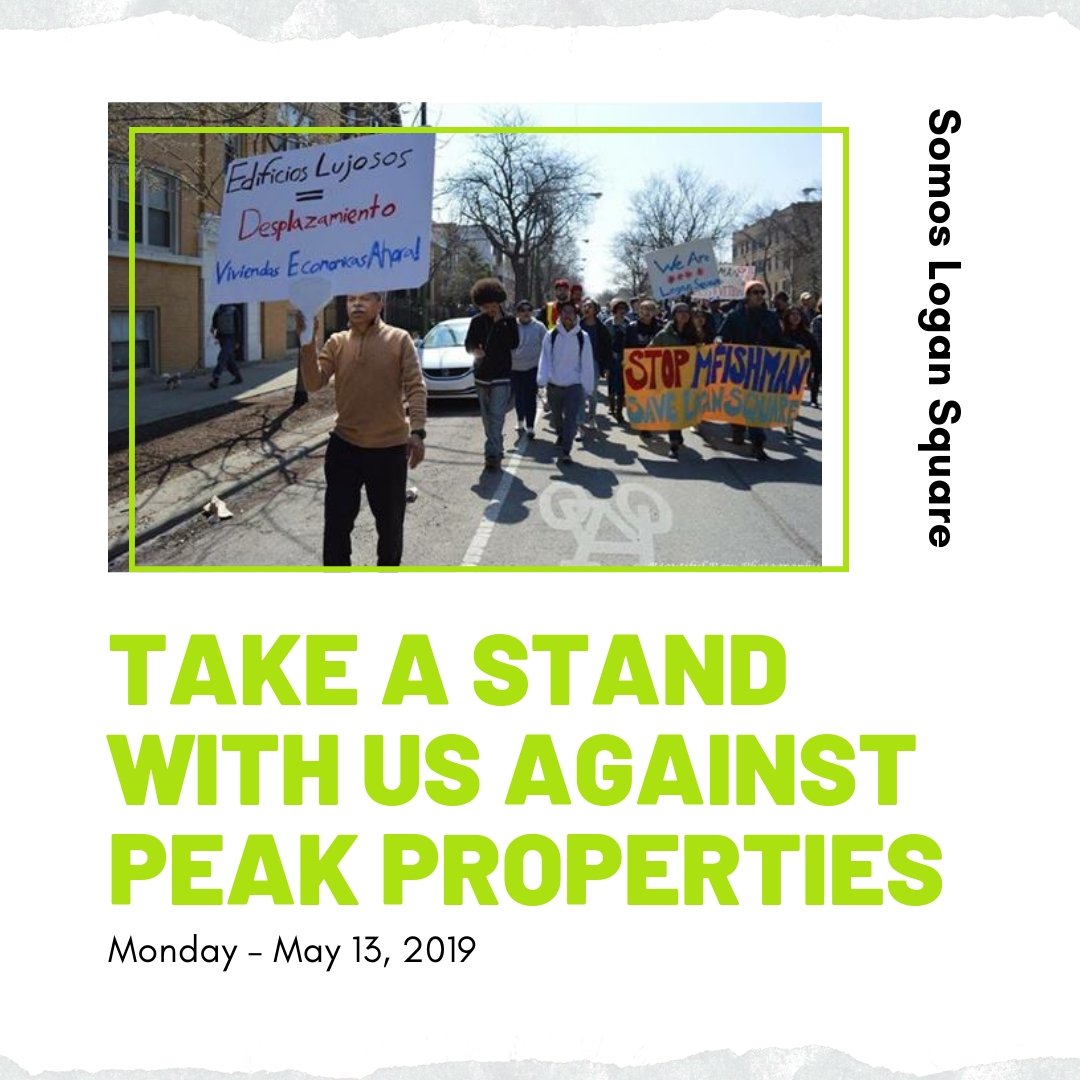 BeyondLegalAid's tweet photo. This Monday stand with #CALA and #SomosLoganSquare as we make our voices heard protesting the unjust practices of #PeakProperties! Click on this link for more details on the time & place of the event & share it with your friends: https://t.co/4z7isoldi9 We hope to see you there! https://t.co/G8syrA3Vij
