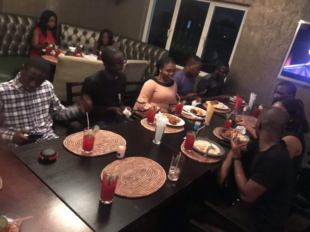 labifrancis's tweet image. Speakers dinner #WCLOS19