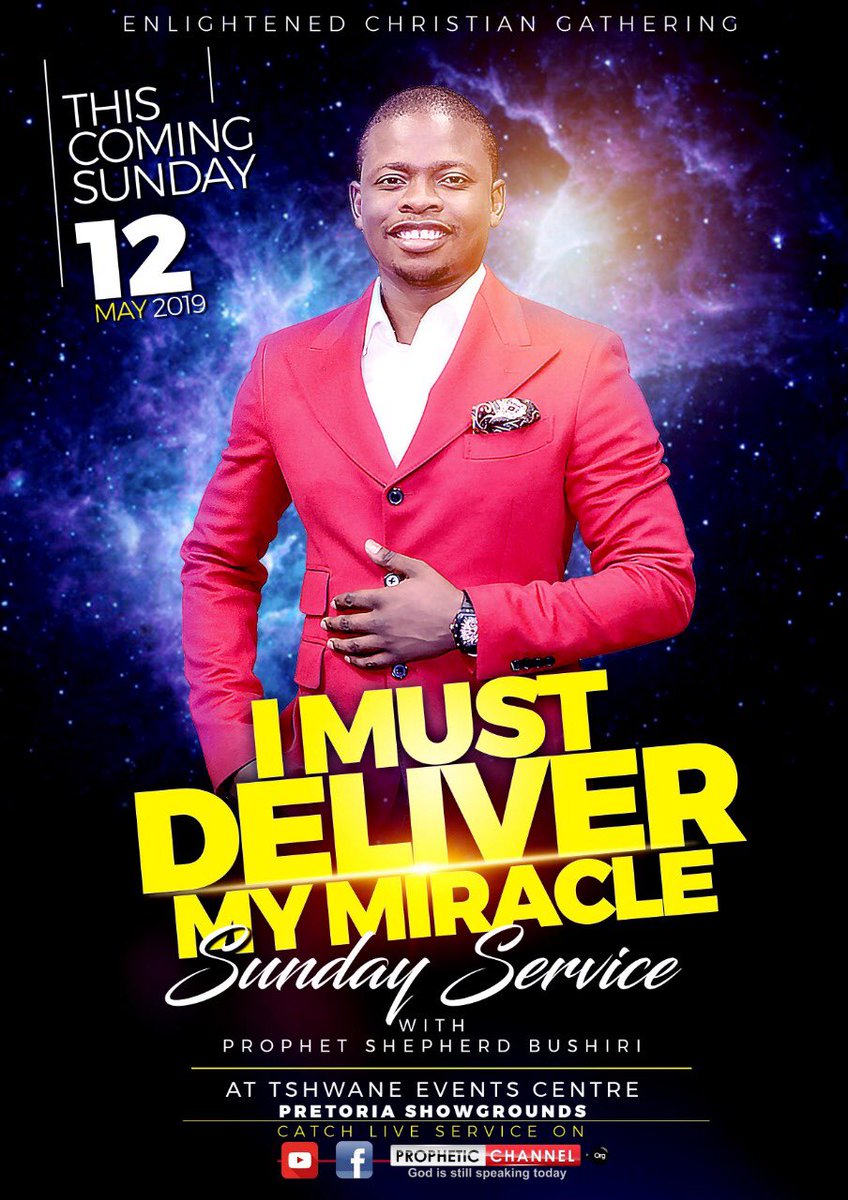 psbushiri's tweet photo. This Sunday you MUST DELIVER YOUR MIRACLE! https://t.co/c4ziBozfYn