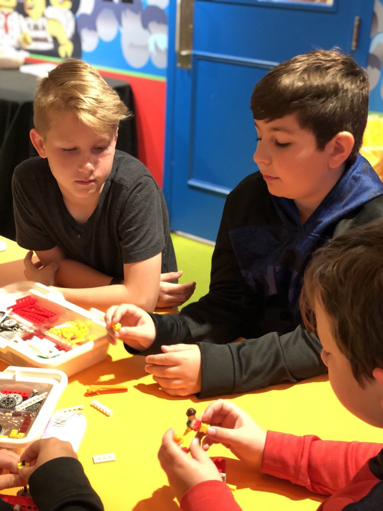 SCE4MB's tweet photo. Fun at our field trip to LEGO Land! Thank you @PTOSCE for helping fund our Merry-Go-Round workshop! https://t.co/mYwKricyje
