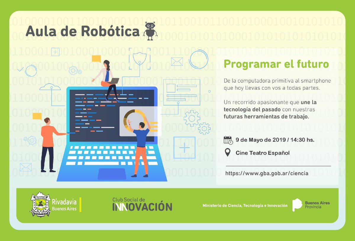 Zaal_86265's tweet photo. Entrega de un Aula de Robótica para el municipio de Rivadavia!! Acompañada de una interesante charla sobre “Programar el Futuro” #Tecnologia #Educación #ProgramaRED @Munirivadavia1 @JUReynoso @edgaralarconm https://t.co/Zv58ZFddxj
