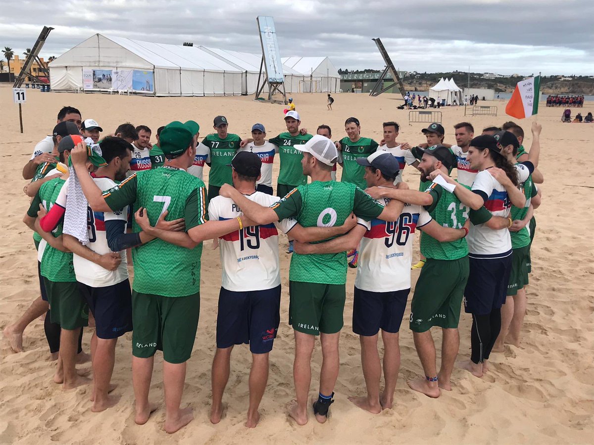 We lost our 9th game of the week 10-11 vs the Russian team. We fought back from 7-10 to bring it to universe, got a D but couldn’t convert. Great game! #ebuc2019 #russia #irl #mmens <a href="/efdf/">EFDF</a> <a href="/IFDAnews/">Irish Ultimate</a>