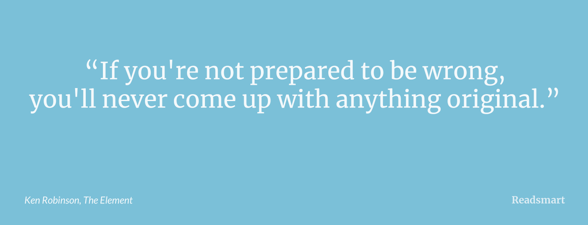 getreadsmart's tweet image. The Element: How finding your passion changes everything by @SirKenRobinson

Summary by @cggaurav
