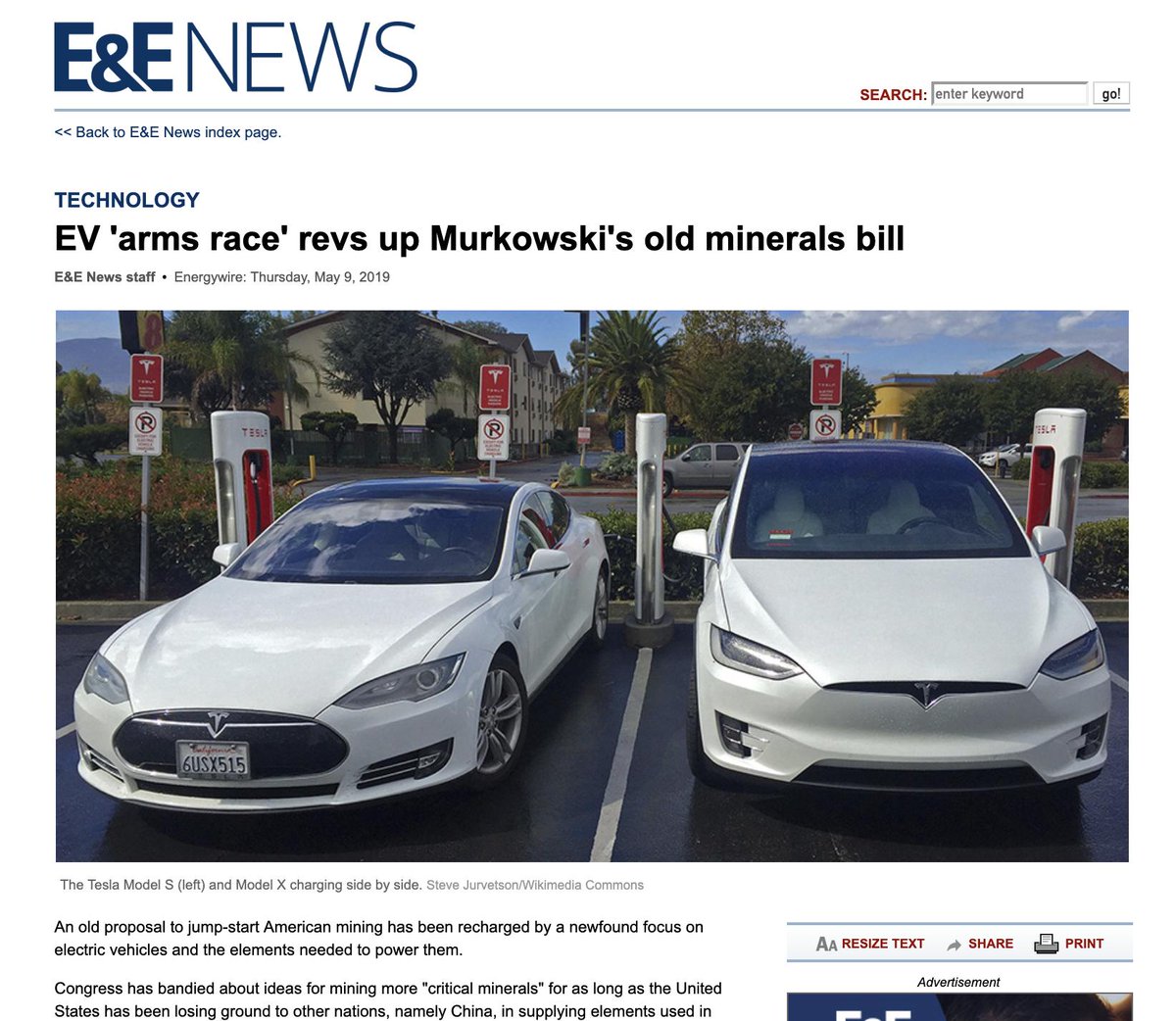 "<a href="/benchmarkmin/">Benchmark Mineral Intelligence</a> Benchmark has an increasing influence on Capitol Hill"

eenews.net/stories/106029…

<a href="/EENewsUpdates/">E&E News</a> — #EV 'arms race' revs up Senator <a href="/lisamurkowski/">Sen. Lisa Murkowski</a>'s old #USA #minerals bill  

#lithium #cobalt #graphite #nickel #critical #EVs #batteries #Li