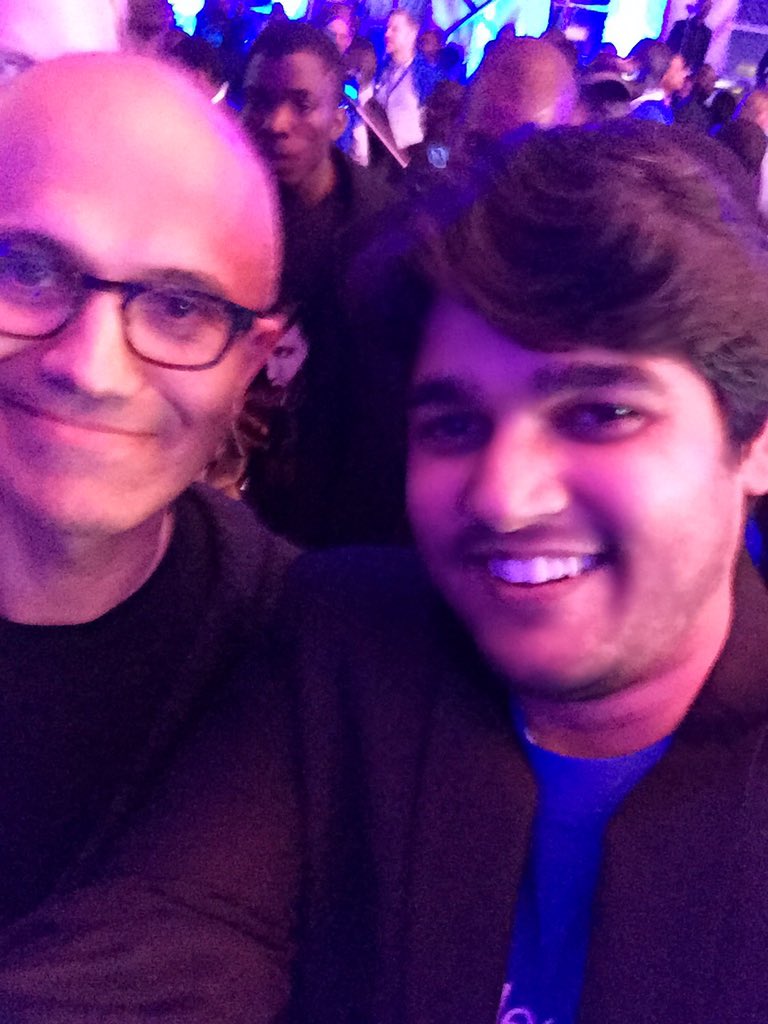 irfaanwahid's tweet image. My moment of fame @satyanadella @shanselman @Microsoft #Windows10launch #NexTech2017
