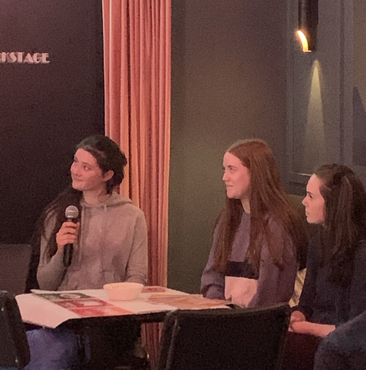 It’s wonderful to have <a href="/globalwarning_/">Shona and Molly🌎</a> here tonight to share their ideas on how we can contribute to a more sustainable 🌎 for all #ProjectUs #GlobalGoals #Greystones