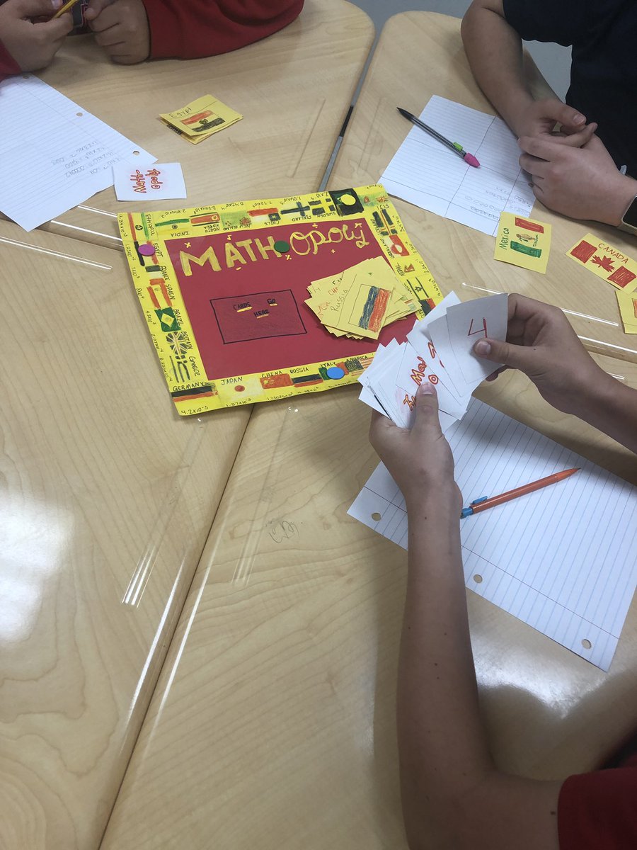 CheritaBoyd's tweet photo. 7th Grade Honors Math classes created board games and challenged their peers on previously taught TEKS! #Gamesmakelearningfun @LizL0vesMath @CCBMS_Braves https://t.co/PRn3m33TcP