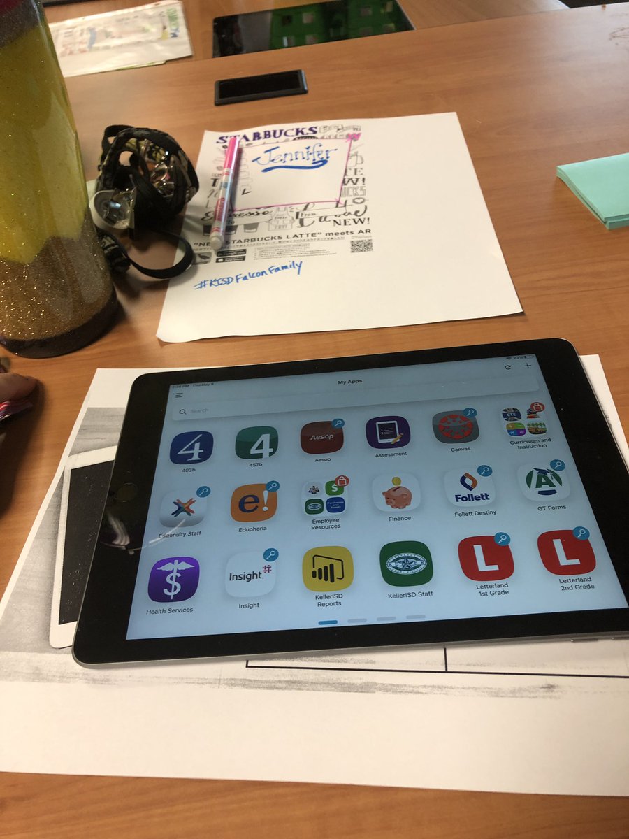 princessferg's tweet photo. Fun afternoon learning about iPads in the classroom! Thanks #KellerISD #KISDFalconFamily https://t.co/L2cXodTdS5