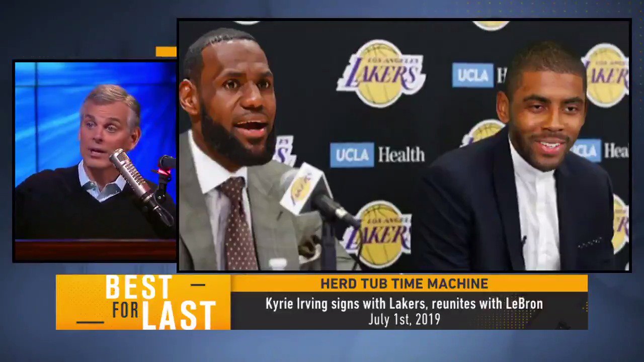 Herd w/Colin Cowherd on Twitter "KD, Zion, Jimmy Butler to the Knicks Kyrie to the Lakers