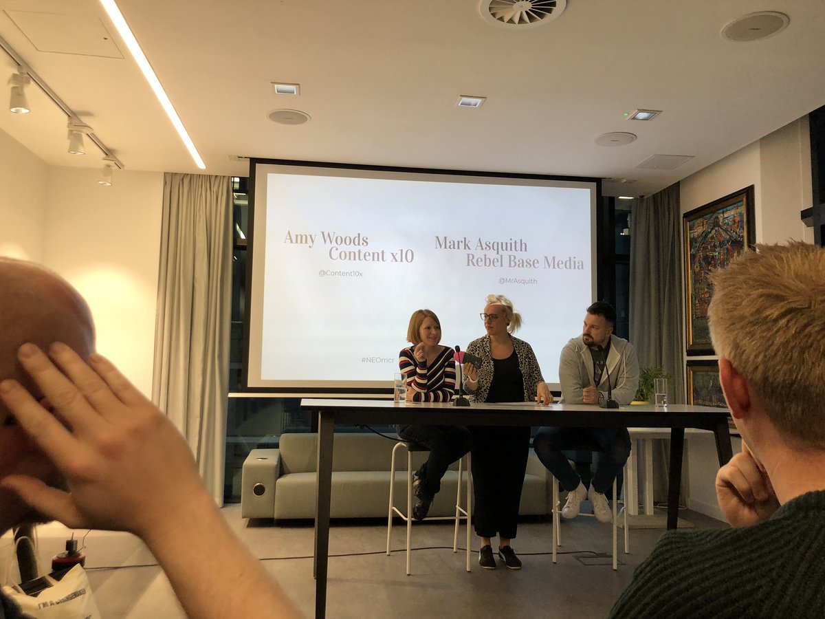ChrisWilcoxDIB's tweet photo. Great event about โpodcastingโ this evening in Manchester. Fantastically informative and fun. Thanks to #mictalks #neomcr https://t.co/YMShX9sn8u
