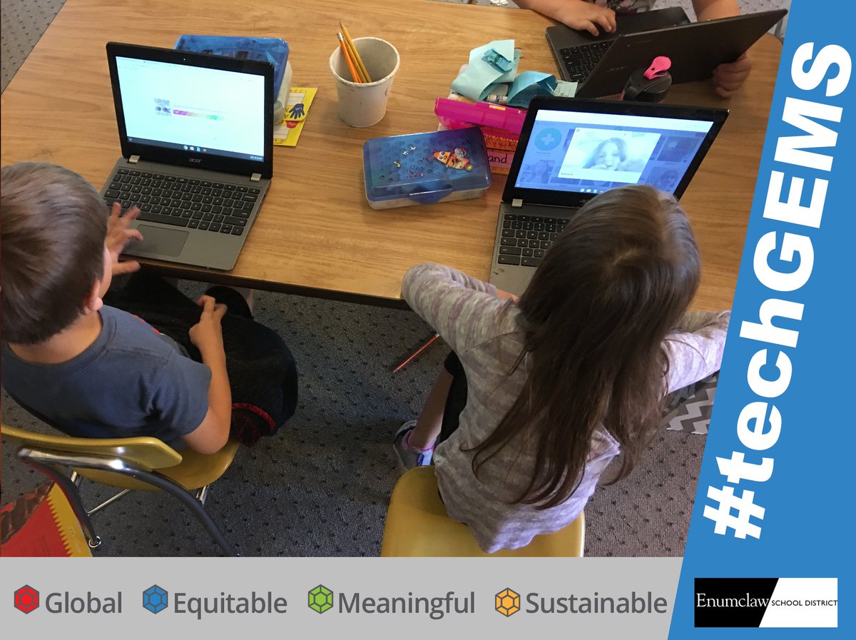 enumclawtech's tweet image. Ms. Ellis&apos; 1st gr. students @ Sunrise learned 2 create Flipgrid videos 2 share their thinking, discussed being a respectful &amp;amp; responsible digital citizen when watching other student&apos;s videos. Their videos, + level of positive support 4 ea other was amazing!  #techGEMS  #esdwonder
