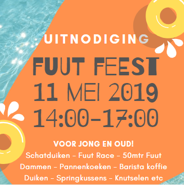 FUUT FEEST op 11 mei! zwembaddefuut.nl/fuut-feest-op-…