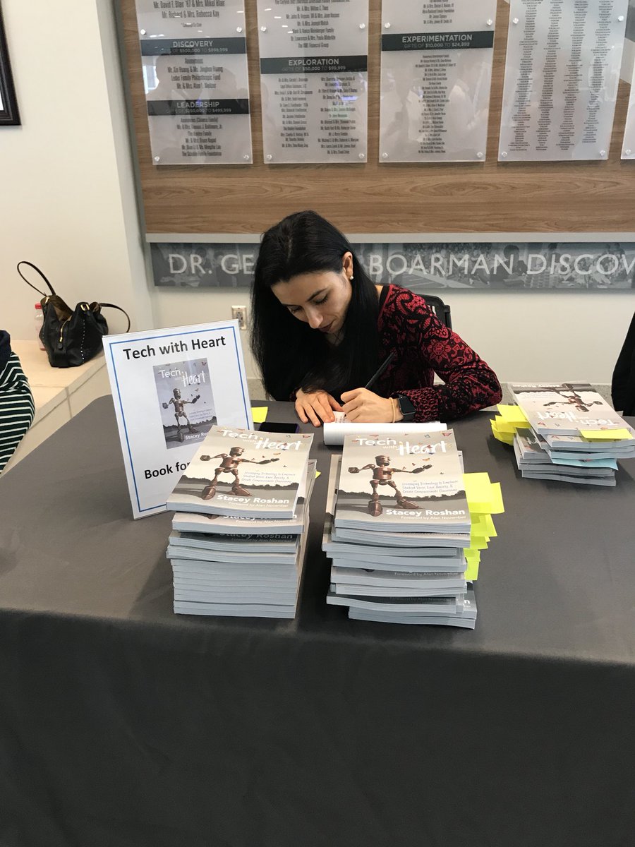 jason_eist's tweet photo. So excited to celebrate Stacey Roshan’s new book- Tech with Heart she is a fantastic educator with so much to share! https://t.co/863FN1wqPy