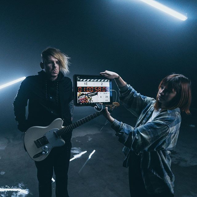 SUPERNOVA premieres tomorrow 😊🙏🏻the video shoot was so much fun 😁 although it doesn’t look like that in this picture 😂 can’t wait to show you the final video 😊 <a href="/eskimocallboy/">eskimocallboy</a> #EskimoCallboy