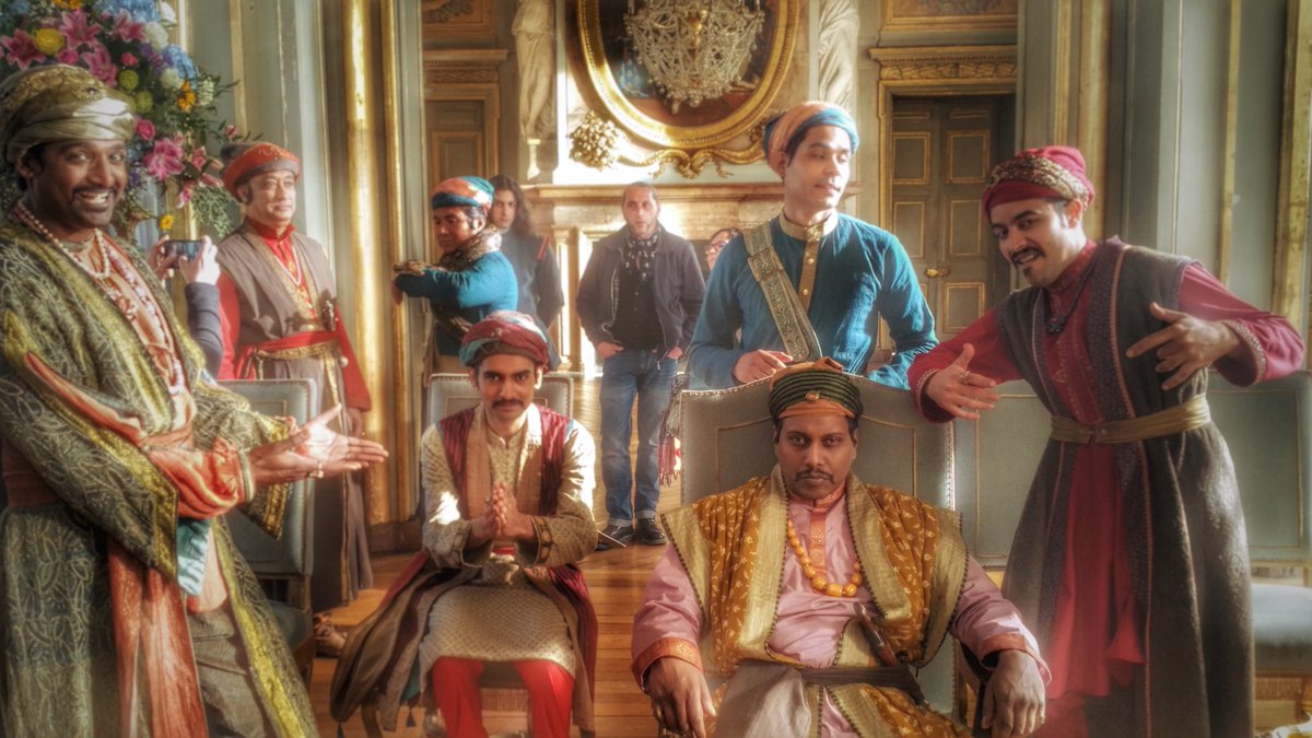 OudeshHoop's tweet photo. New photo from instagram :
 https://t.co/5paLaj7ioq

 #versailles #canalplus #pictureoftheday #actor #onset #tournage #action #cinema #film #acteur #movie #backstage #makingof #oudeshhoop #maharaja https://t.co/P09GL8Sp3X