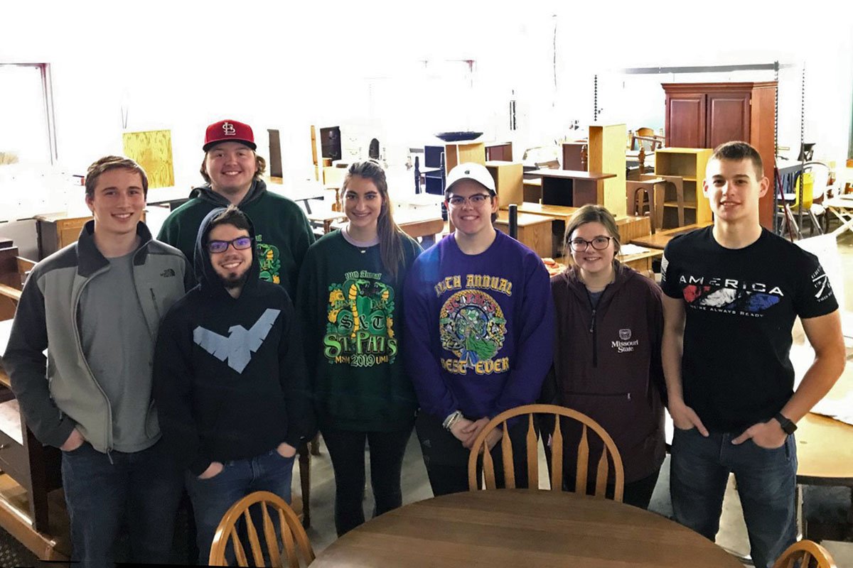 #ThankYou to TKE from <a href="/MissouriSandT/">Missouri S&T</a> who rearranged our warehouse for a more efficient &amp; presentable layout for our volunteers and clients. We have had great feedback on your work! #serving