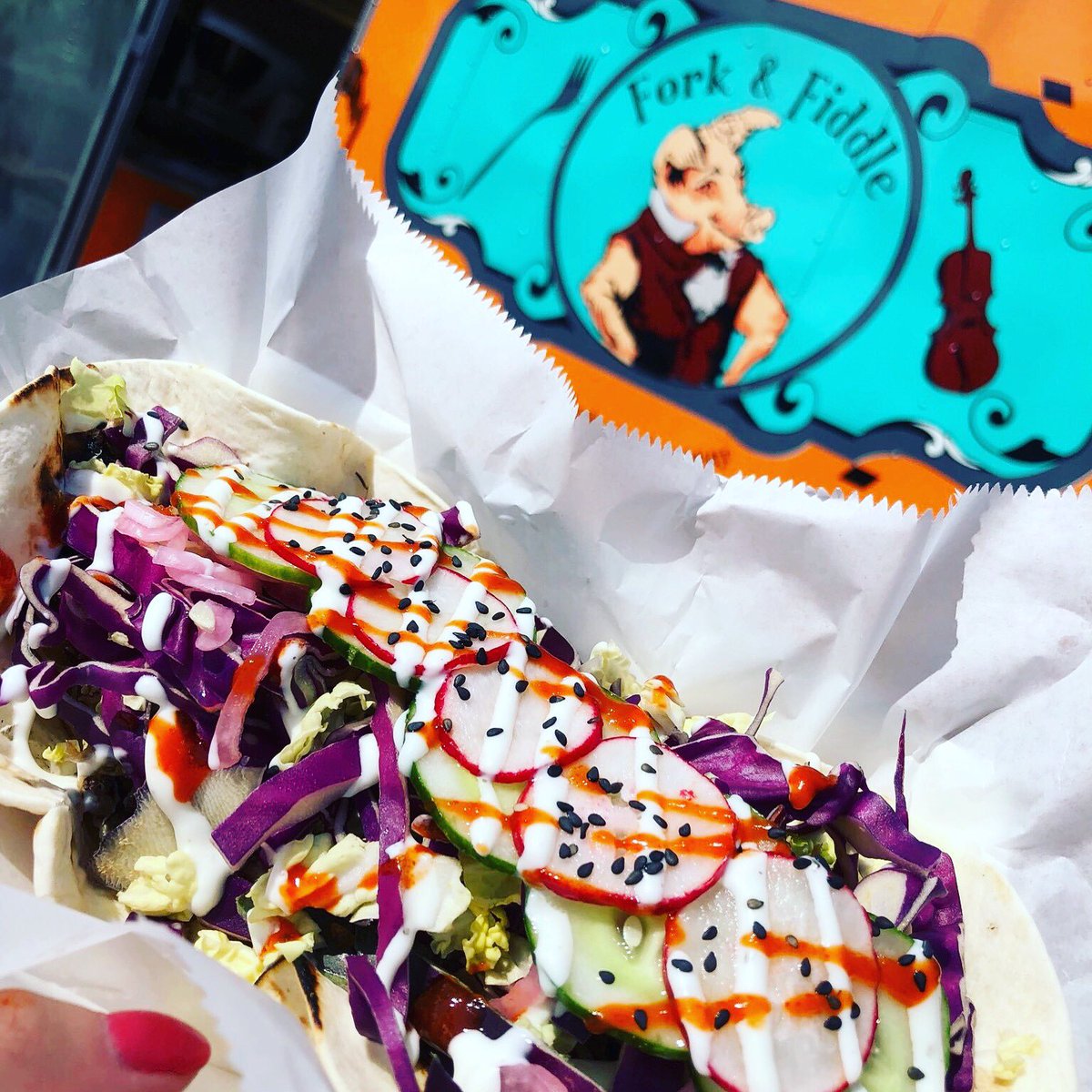 Fork_and_Fiddle's tweet image. We’re ready to go for Ted’s Food Truck Thursday TONIGHT! Come get your #fiddlerfix 5-9pm! #forkandfiddle #tedsfoodtruckthursdays #fortwaynefoodtrucks #rainaintnothang #followthatbigorangetrailer