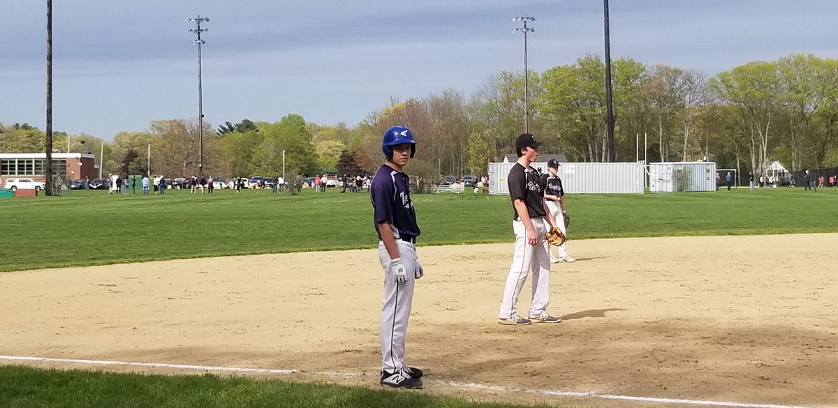 MedwayAthletics's tweet photo. McHallam with a 2-run triple!  #FroshBaseball https://t.co/p9LAN8SQMu