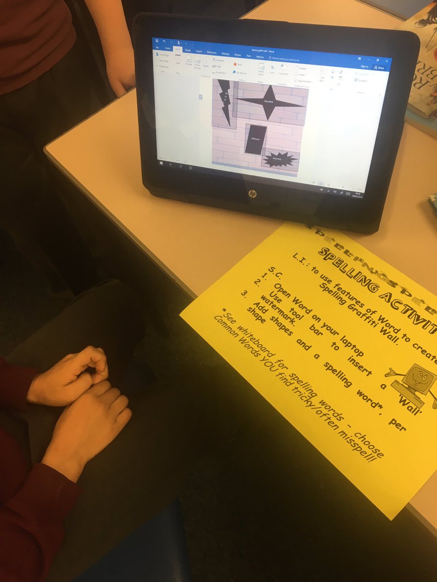 williamstonps's tweet photo. 🔷 Think About it Thursday 🔷 Thank you to all our P5A families who popped in to see our digital skills. We have been exploring the features of Word,inserting&amp;customising watermarks,adding shape&amp;text and editing to create ‘theme’ in our content 💻  #DigiLearnScot #wldigilearn https://t.co/3egsQy9UCQ