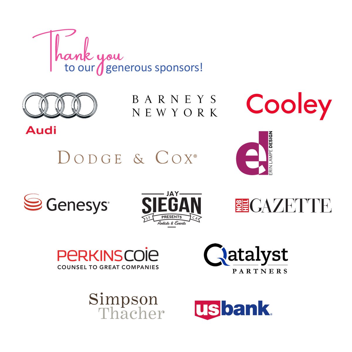 RaphaelHouseSF's tweet photo. Thank you to our generous 2019 #OneHomeManyHearts Gala sponsors! https://t.co/1RouKLpFMf