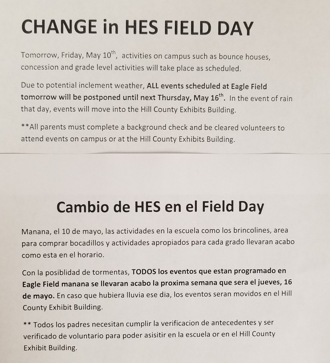 HESOneFamily's tweet photo. PARENTS PLEASE READ! https://t.co/ZqJgWJVNQB