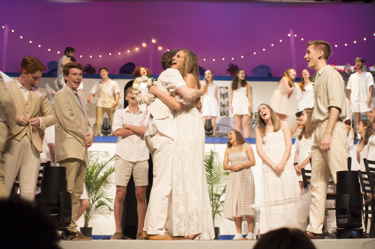 TheatreHeritage's tweet photo. Only 4 more chances to catch Heritage HS’s MAMMA MIA! Come sing and dance along to all your favorite ABBA songs Thursday/Friday @ 7 &amp; Saturday at 2 &amp; 7. Tickets at https://t.co/4o0YzWzD7E… or at the door. @WCPSS https://t.co/HoeJ0diCTU