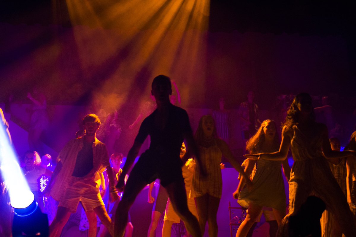 TheatreHeritage's tweet photo. Only 4 more chances to catch Heritage HS’s MAMMA MIA! Come sing and dance along to all your favorite ABBA songs Thursday/Friday @ 7 &amp; Saturday at 2 &amp; 7. Tickets at https://t.co/4o0YzWzD7E… or at the door. @WCPSS https://t.co/HoeJ0diCTU