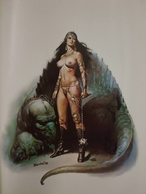 You_Are_Sexy's tweet photo. Boris Vallejo 🇵🇪(b1941)is a Peruvian painter. He works almost exclusively in the fantasy and erotica genres. His hyper-representational paintings have appeared on the covers of numerous science fiction👊 #youaresexy #africanpython ➡️📧 info@southerntradehq.com https://t.co/J1iZY5wb9k