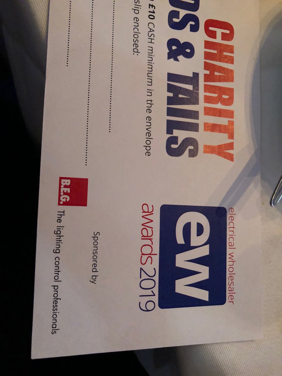 #EWArds2019. Let’s hope we raise a good sum for the EIC