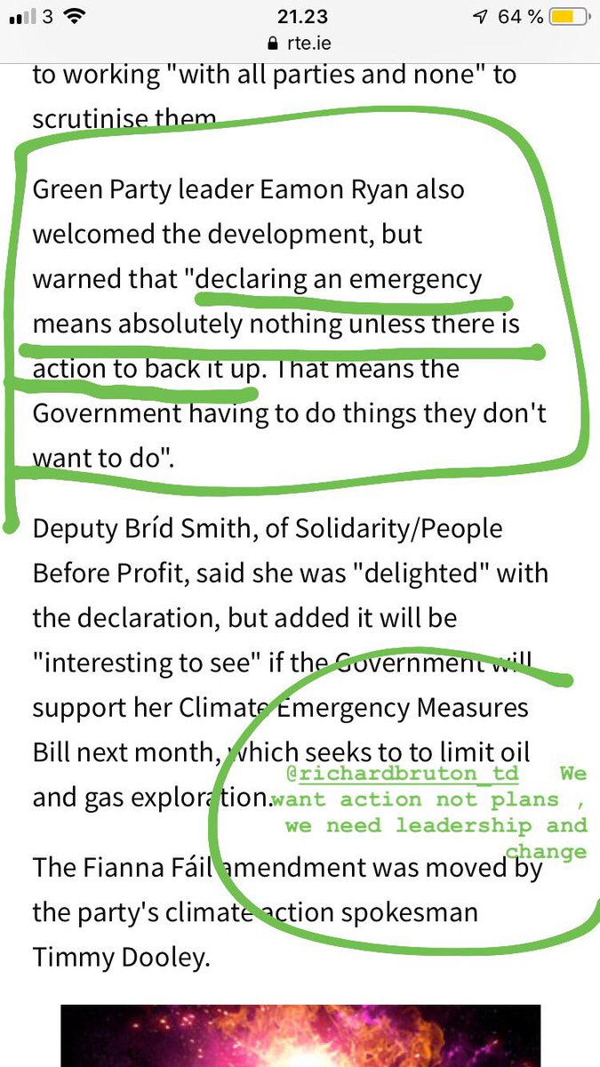 lizzie2597's tweet photo. @RichardbrutonTD as a nation we need action and we need it now. https://t.co/Zd1VniyiwZ