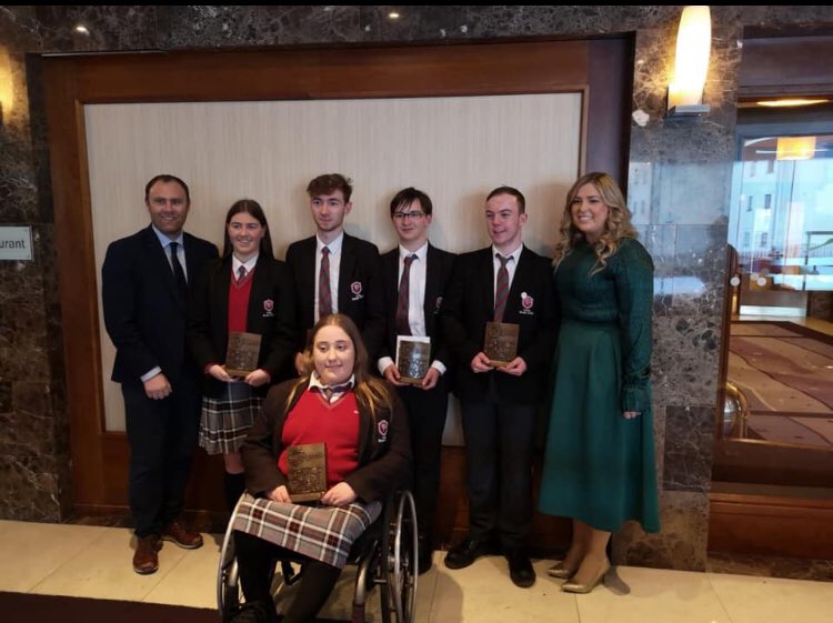 ClaregalwayColl's tweet image. Huge congratulations to our 5 amazing students whose achievements were recognised @GRETBOfficial tonight @ClaytonHotel Thank you Ms Ryan @wayneen22 and Mr Comer @DamoComer for presenting the sports awards #bród