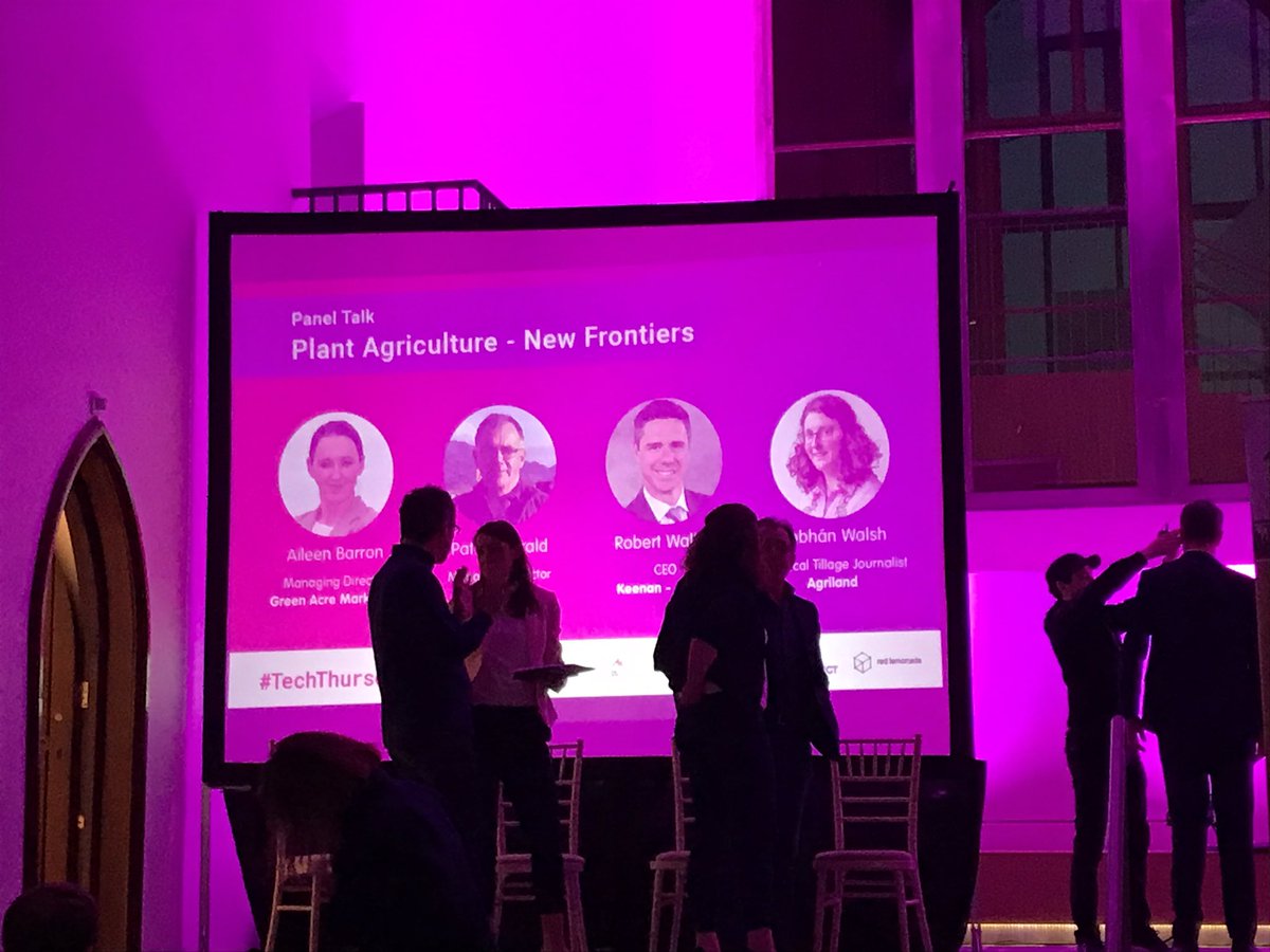 Lisa Dunphy (@lisadunphy) on Twitter photo Up next #TechThursdayKK chairing #PlantAgriculture is <a href="/GreenAcreMkting/">Aileen Barron</a> alongside <a href="/PatFitzGerald/">Pat FitzGerald</a> <a href="/SiobhWalsh1/">Siobhán Walsh</a> <a href="/RobbEWalker/">Robbie E Walker</a> #NewFrontiers Up next #TechThursdayKK chairing #PlantAgriculture is <a href="/GreenAcreMkting/">Aileen Barron</a> alongside <a href="/PatFitzGerald/">Pat FitzGerald</a> <a href="/SiobhWalsh1/">Siobhán Walsh</a> <a href="/RobbEWalker/">Robbie E Walker</a> #NewFrontiers