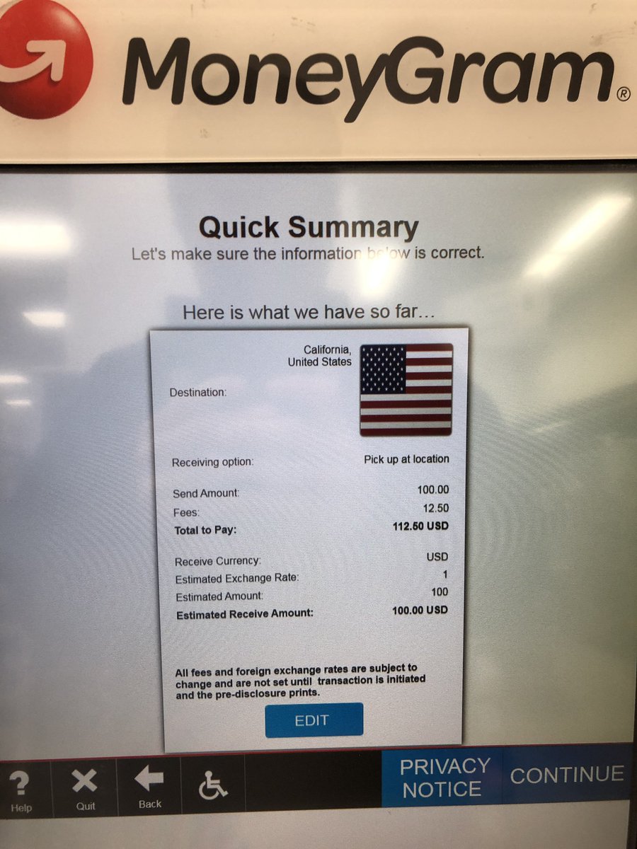 Pomp On Twitter Moneygram Is Charging People 12 50 To Send 100 Within The United States Long Bitcoin Short The Bankers