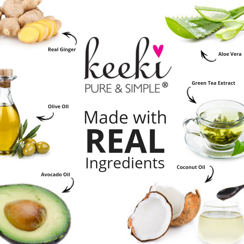 Keeki Pure &amp; Simple is dedicated to bringing you ONLY the finest, REAL ingredients that are organic + vegan-friendly! 🌱

Feel &amp; look your best with Keeki Pure &amp; Simple! ✨
keekipureandsimple.com
.
.
.
#keekipureandsimple #veganbeauty #realingredients #organicskincare #nontoxic