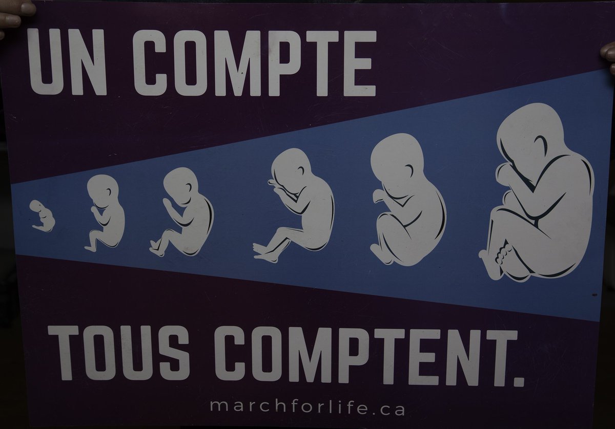 CathMilestones's tweet photo. Great March For Life in Ottawa today!
Every life matters from conception to natural death.
#marchforlife #unbornlivesmatter #prolifefamily https://t.co/veQ5DDJLUD
