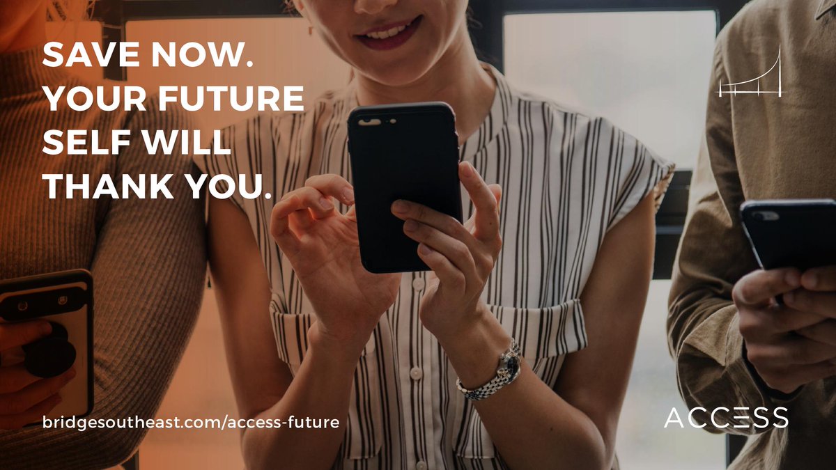 bridgesoutheast's tweet photo. The best time to save is 10 years ago. If you haven’t started, today is the day. Automate your savings with @bridgeaccess .
Go to https://t.co/KKugZMUSbn to sign up now!
#bridgeaccess #betterworklife #savings https://t.co/kit8g3N9of