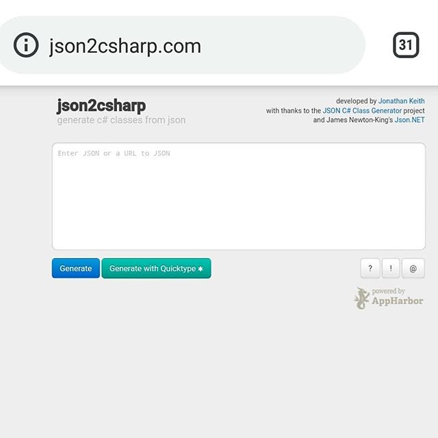 tamhanna's tweet image. If you hate #parsing #json as much as I do, this is a lifesaver. #JSONstring in, #csharp wrapper class out. Then all you need is #newtonsoft json from #nuget, and one less nuisance in your #programming life. Just found this tool and really like it -…
📸 instagram.com/p/BxQ5PcolJmV/