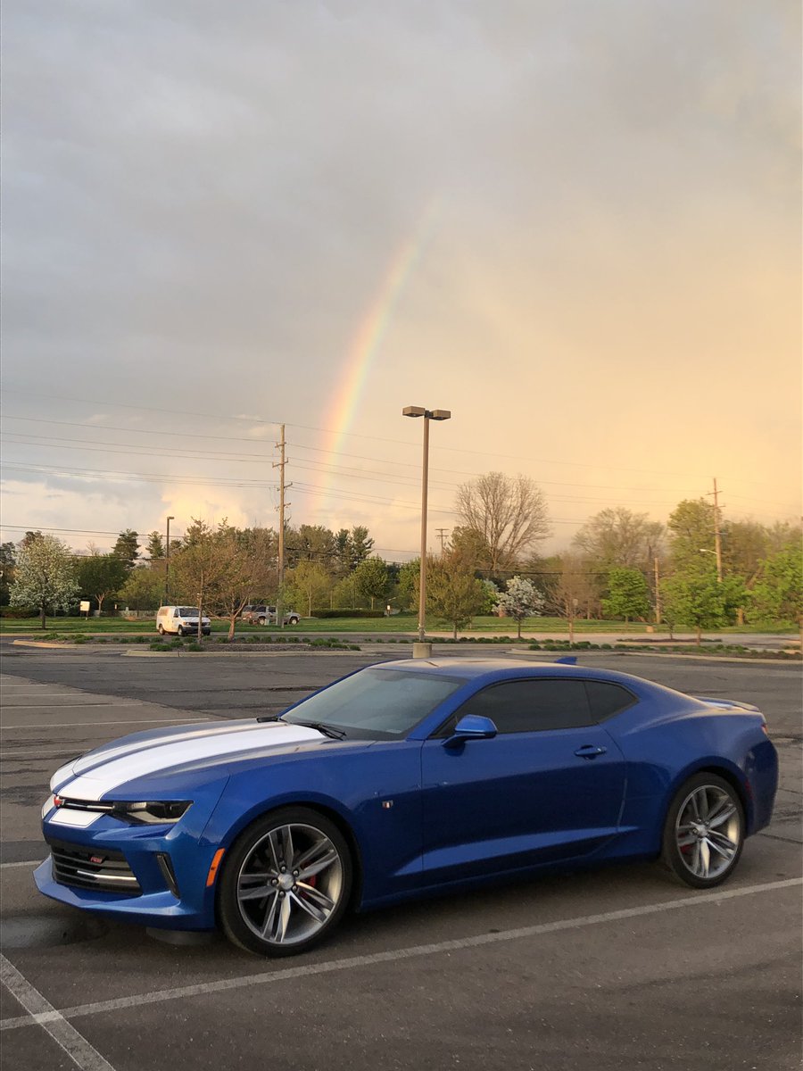 mikevsbeer's tweet photo. It's official... There's a #CAMARO at the end of the #rainbow! Talk about a real #potofgold!
#chevyrunsdeep #camaro6 #motorcitycamaroclub #mifbody #6thgen #6thgencamaro #lethalgarage #needforspeed https://t.co/vyt5FkXzNa