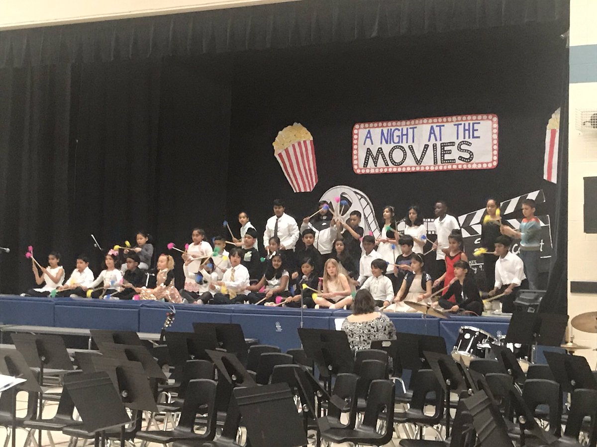 EldoradoPDSB's tweet photo. Congratulations to our amazing performers and their dedicated music teachers for a fabulous “night at the movies” spring concert! https://t.co/d5cbIOSIGR