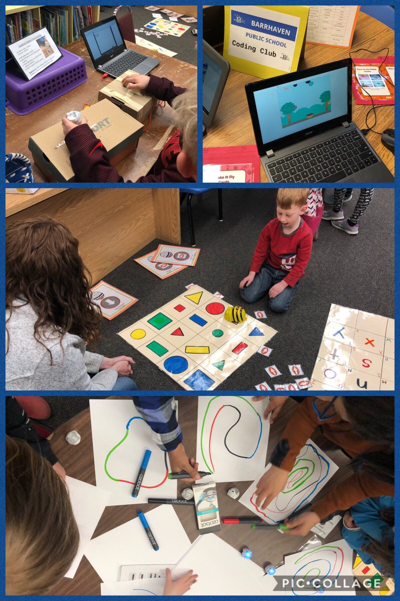 Mme_Renee's tweet photo. Another successful & super fun Ed Week Open House. Thank you to our many BPS families who came in to check out the coding & robotics happening in our K-6 classes here. Hands-on student-created fun with: Scratch,Makey-Makey,Micro:bit, Dash,Ozobot & Beebot! Just awesome! #bpsis50 https://t.co/ePwfLHvO2j